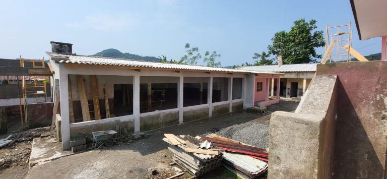 Visita às obras do Lote I Escolas do Distrito de Caué Projeto PEREQT